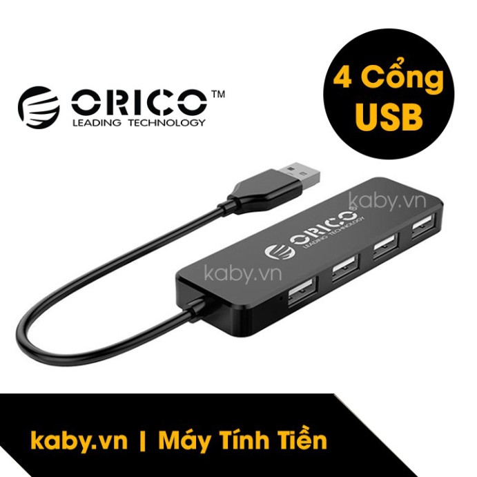 [RẺ VÔ ĐỊCH] Bộ Chia USB ORICO 4 Port - Hub USB ORICO 4 Cổng FL01-BK-BP - FL01-WH-BP