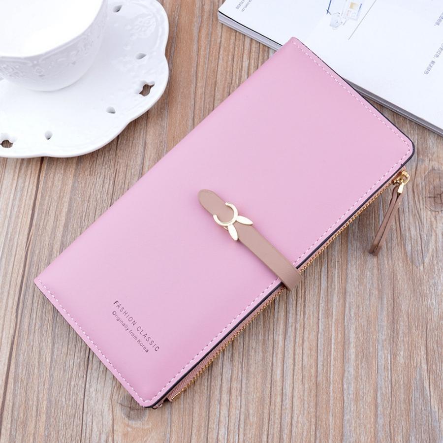 Ví nữ dáng dài cầm tay đẹp Hàn Quốc trẻ trung nhiều ngăn cao cấp đựng tiền 7K STORE V27