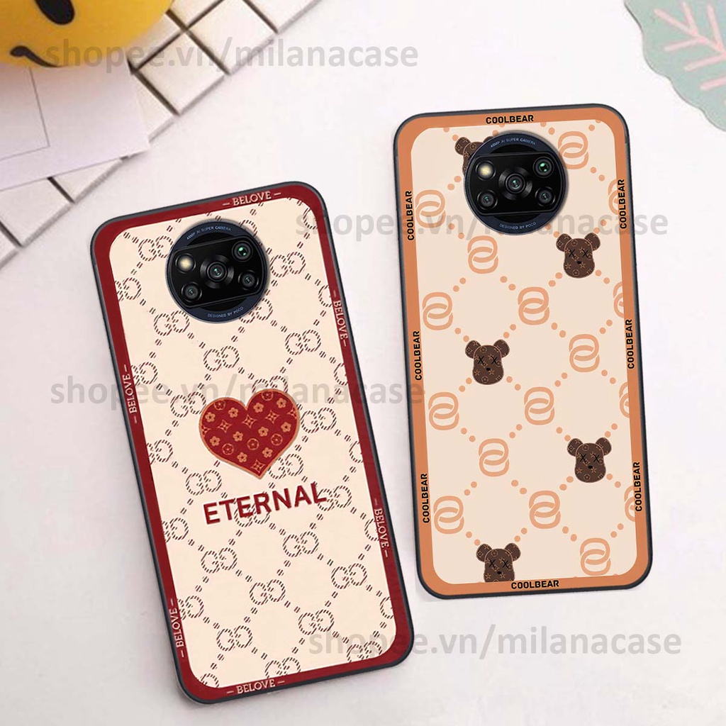 Ốp Xiaomi Poco X3 / Poco X3 Pro hình trái tim be love tình yêu siêu đẹp, cá tính, thời trang