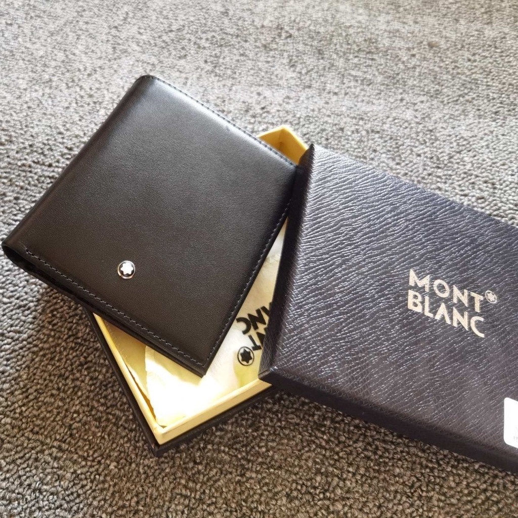 MONTBLANC Ví Da Thật 2022 Chống Nước Theo Chiều Dọc 11 * 8