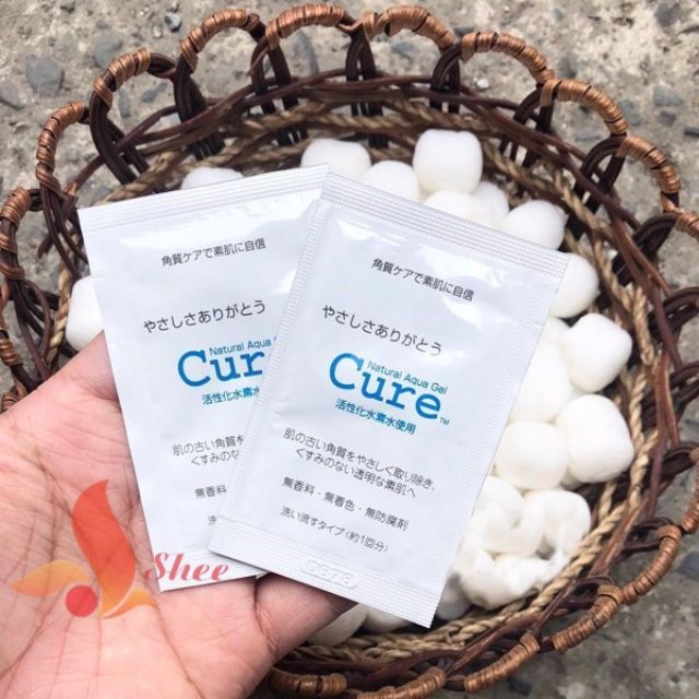 (Sỉ_ lẻ) TẨY DA CHẾT CURE NATURAL AQUA GEL GÓI SAMPLE NHẬT BẢN