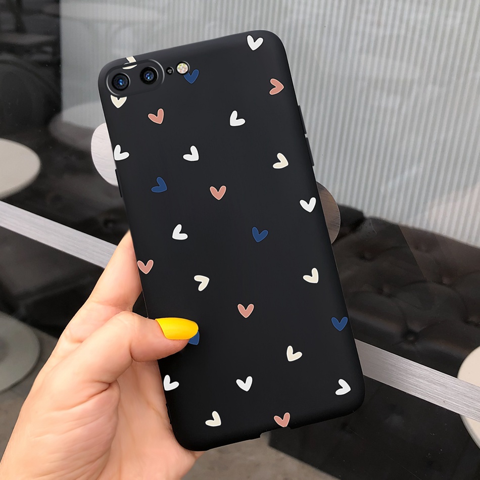 Ốp Điện Thoại TPU Dẻo Họa Tiết Trái Tim Dễ Thương Cho iPhone 7 Plus 8Plus iPhone7 8