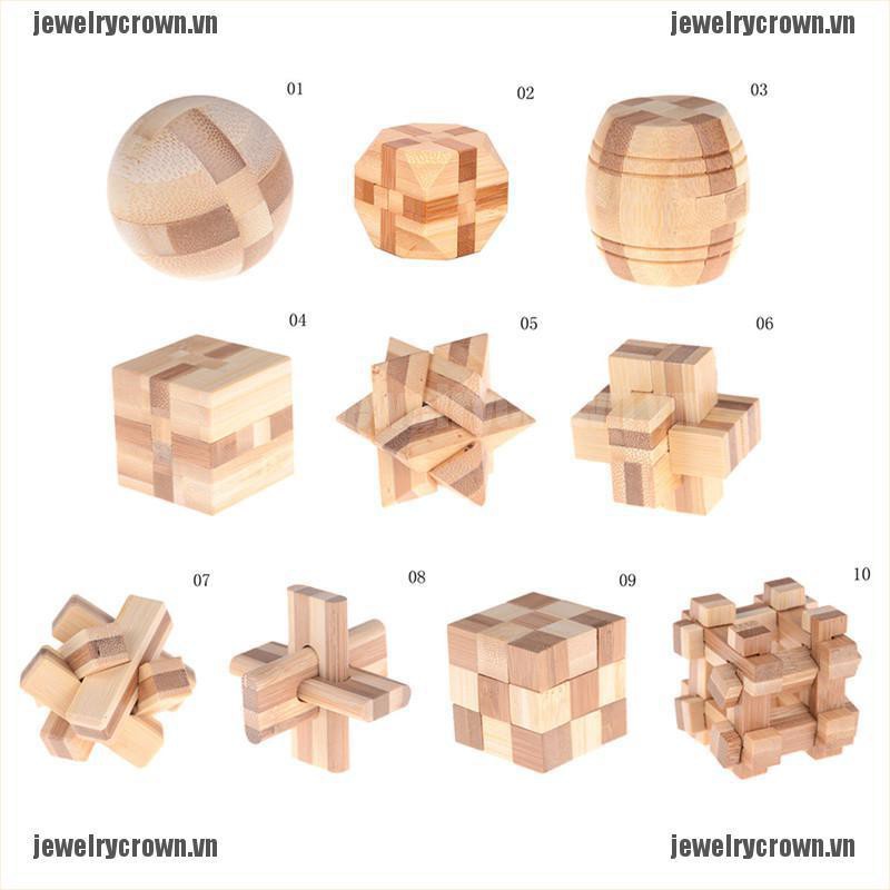 Đồ chơi phá khóa Khổng Minh 3D rèn luyện trí não sáng tạo