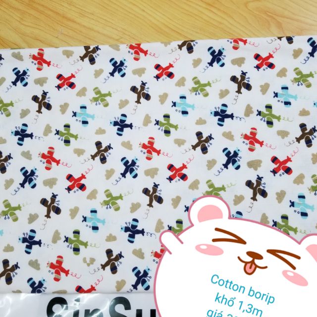 Vải Cotton borip