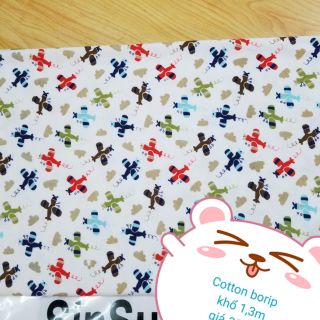 Vải Cotton borip