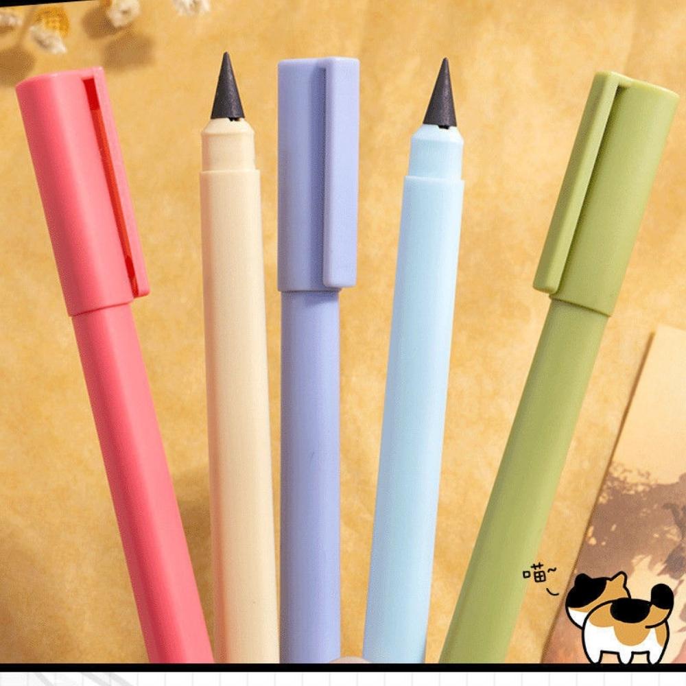 Bút chì vĩnh cửu Pison màu chì than đen thân nhiều màu bền đẹp không cần chuốt gọt