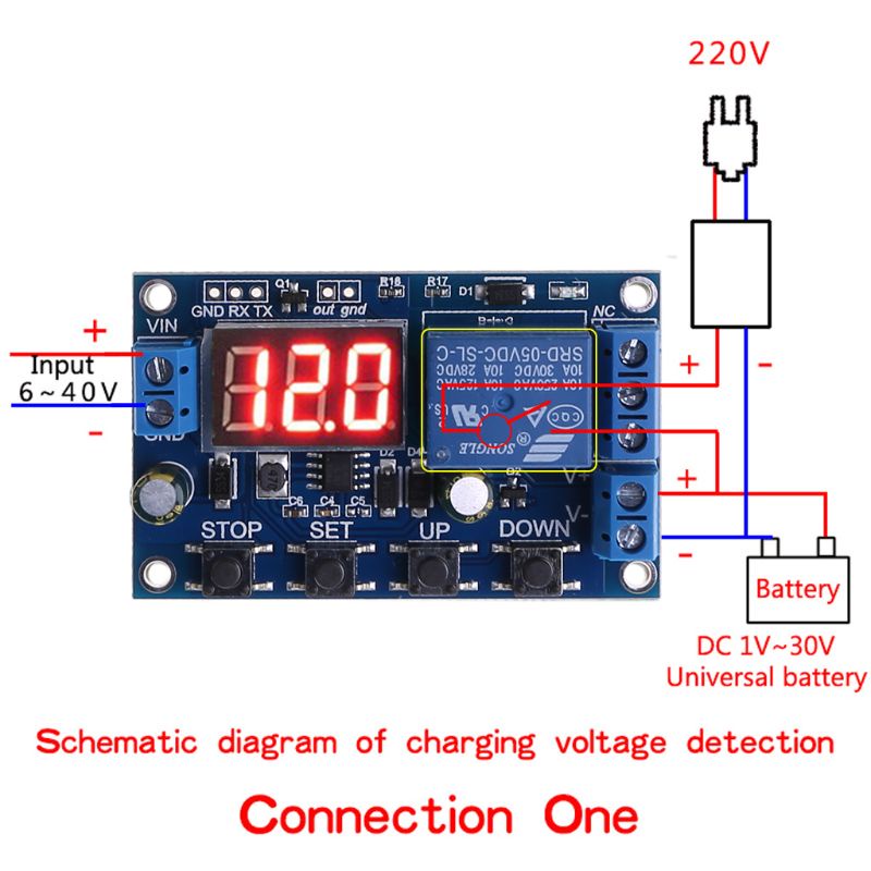 Bảng mạch bảo vệ sạc và xả pin Lithium 18650 6-40v