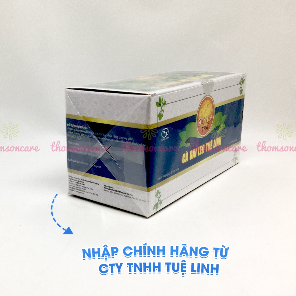 Trà cà gai leo Tuệ Linh - giải độc gan - Khuyến mại mới mua 5 tặng 1 - Bằng tem tích điểm
