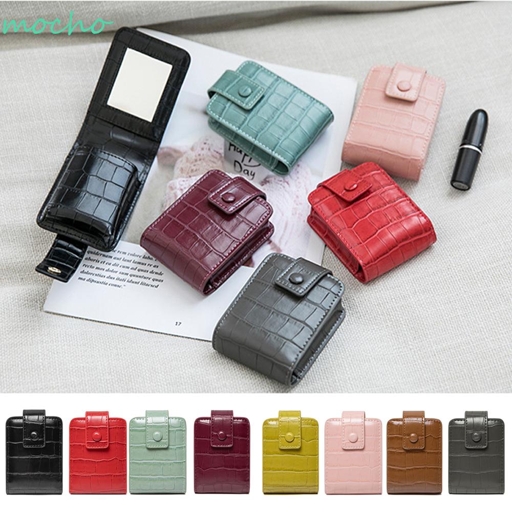 Túi đựng son môi/mỹ phẩm tích hợp gương soi tiện lợi