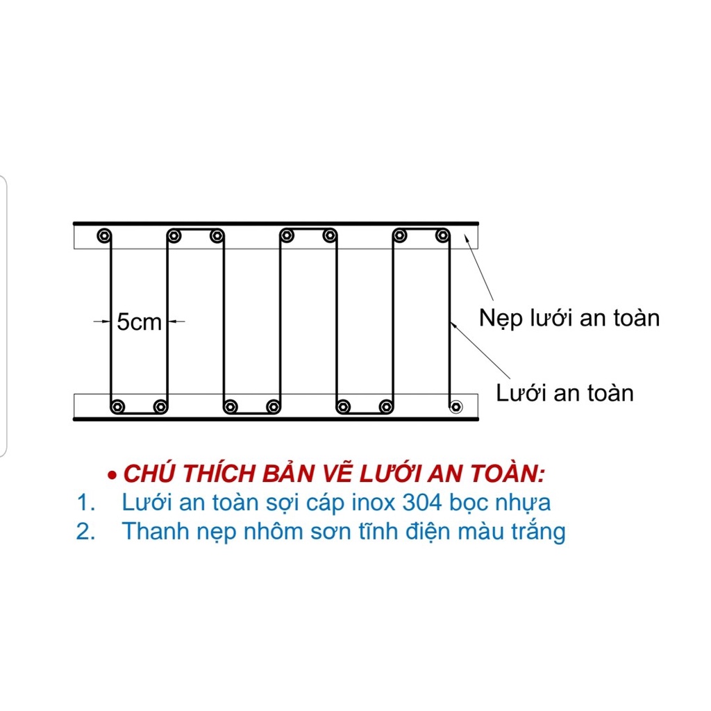 Thanh nhôm,Thanh nẹp lưới an toàn ban công, khung lưới cửa sổ chung cư trường học, logia, phụ kiện tự lắp lưới an toàn