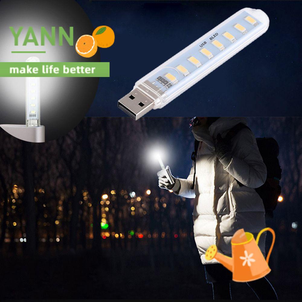 Bộ 2 Đèn LED 8 Bóng Siêu Sáng Có Cổng Sạc USB Chuyên Dụng Cho Máy Tính