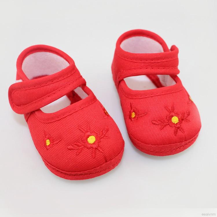 0~ 18 tháng Giày quai hậu chống trượt đáng yêu cho bé tập đi