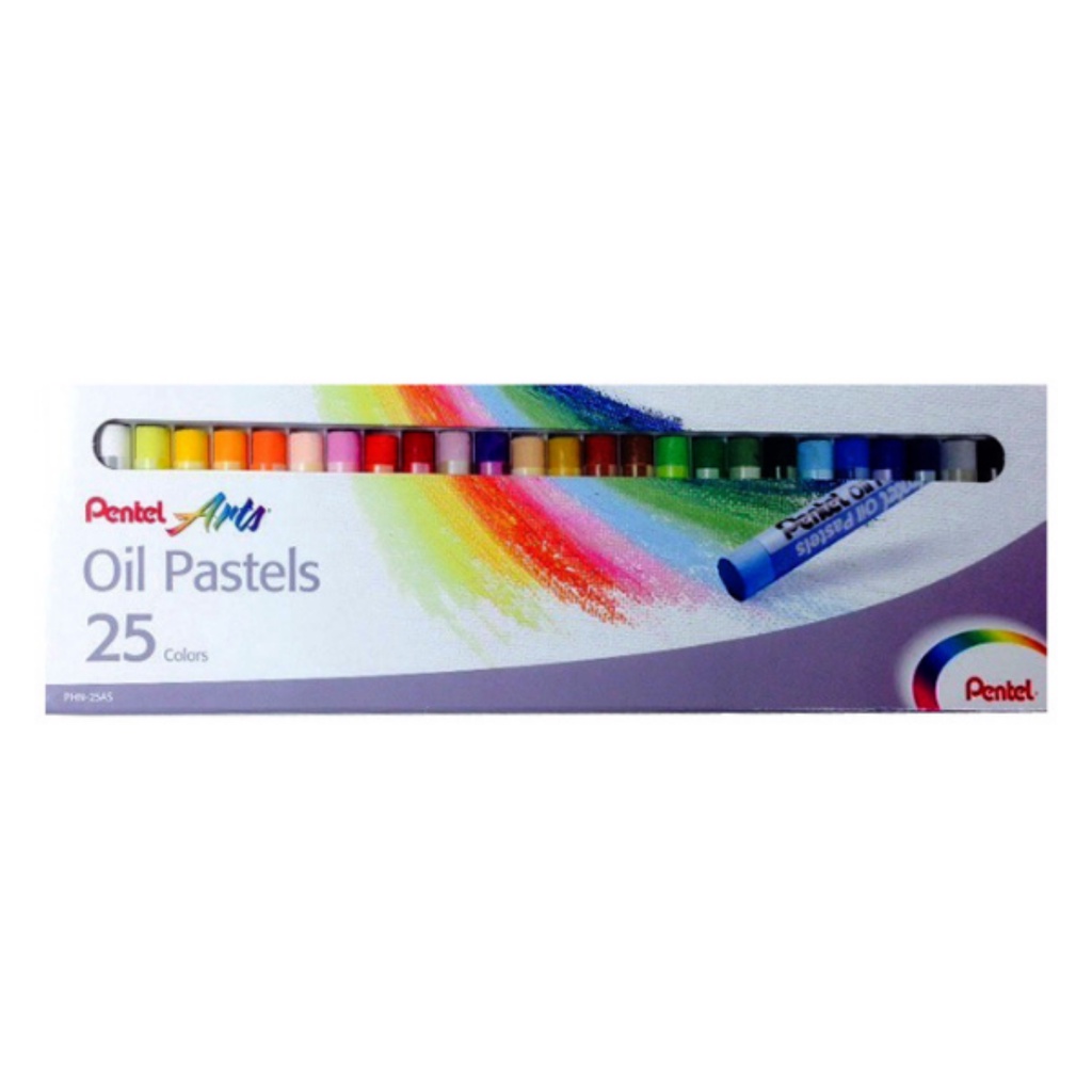 Sáp Màu Dầu Nhật Bản Pentel Oil Pastel PHN Bộ 12/16/25/36/50 Màu | Màu Sắc Tươi Sáng | An Toàn Không Độc Hại