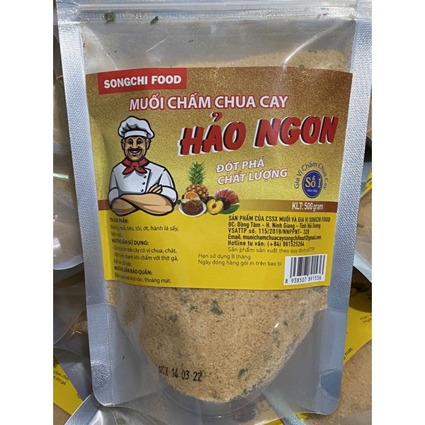 COMBO 5 GÓI 500gram | Muối chấm chua cay Hảo Ngon | songchi food