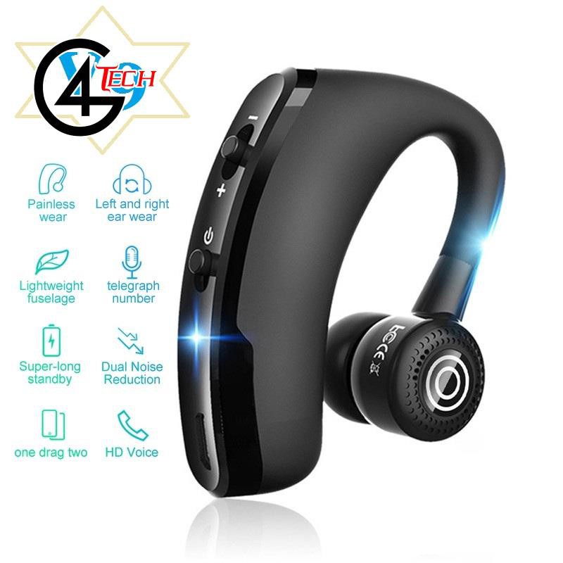 Tai Nghe Bluetooth V9 KEBETEME, Không Dây, Tai Nghe Trong Tai Đơn Có Mic, Dùng Cho Xe Hơi, Thiết Bị Android