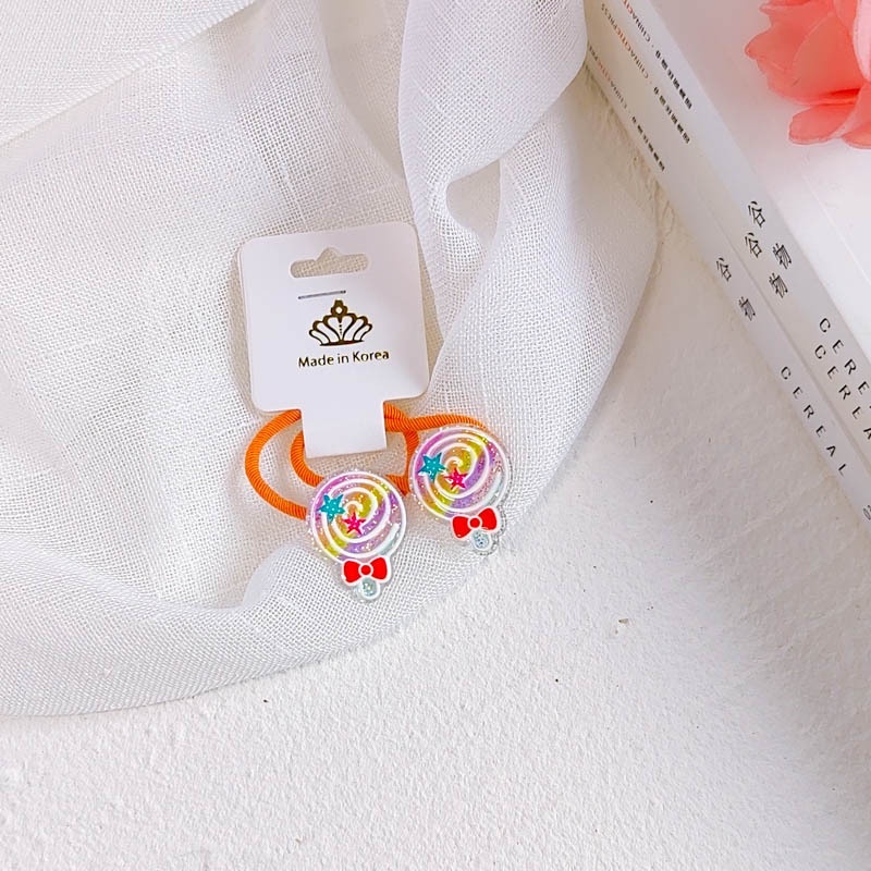 Set 2 Dây Cột Tóc Đính Kim Sa Dễ Thương Cho Bé Gái
