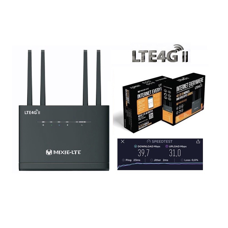 phát sóng wifi sim 4G Mixie LTE 4 râu