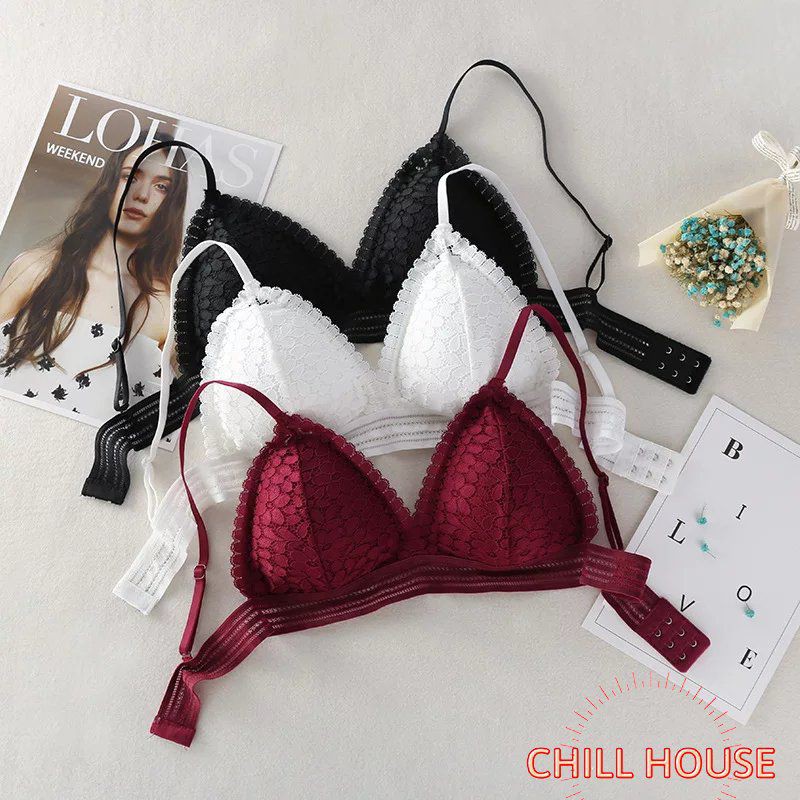 ÁO LÓT BRA REN HOA MÚT MỎNG CÀI SAU 7313 LOẠI ĐẸP - CHILLHOUSE