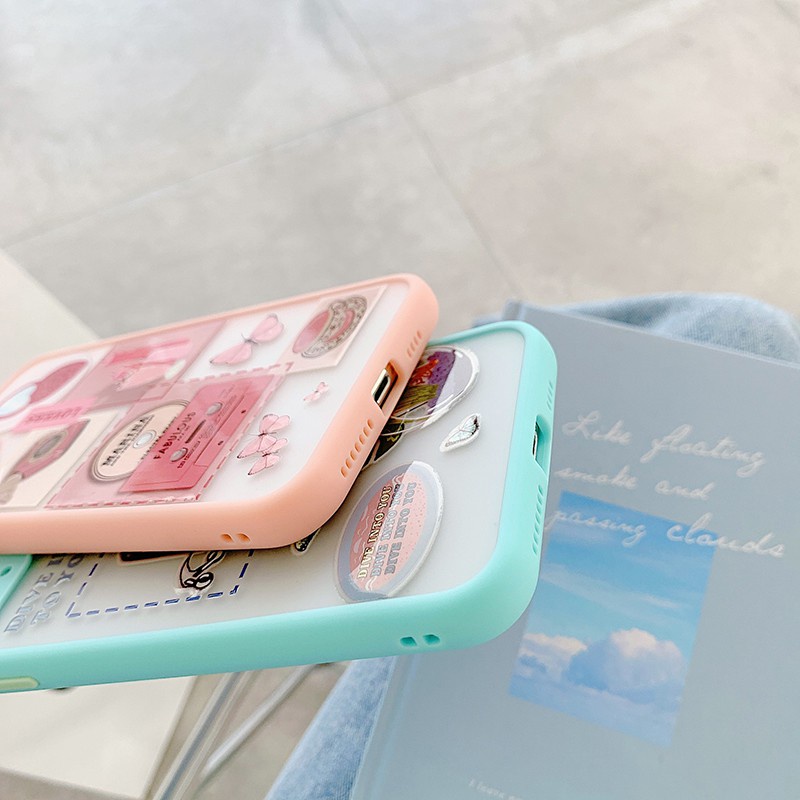 Ốp Lưng Iphone Cạnh Vuông Chống Sốc Lưng Sần Pro Cam hình Morris Every Thing 7plus/8plus/x/xs/11/12/13/14/pro/max