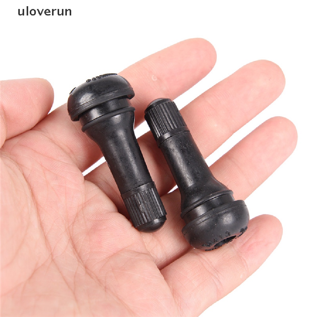 Set 5 Nắp Van Bánh Xe Hơi TR413 Bằng Cao Su Màu Đen Tiện Lợi
