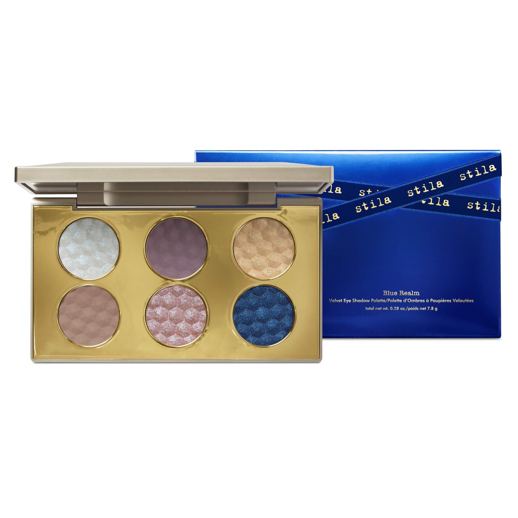 Stila - Bảng Phấn Mắt Stila Blue Realm Velvet Eye Shadow Palette