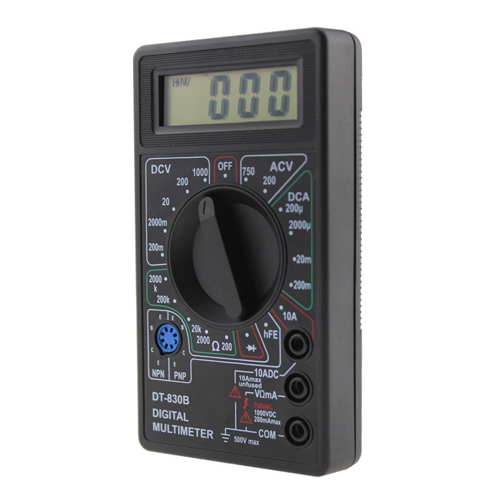 Đồng Hồ Đo Điện DT-830B đo điện thế, đo dòng điện