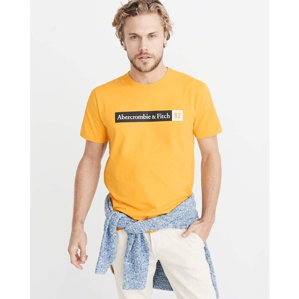 Áo thun Abercrombie Yellow 92 [ 100% cotton bông xịn]
