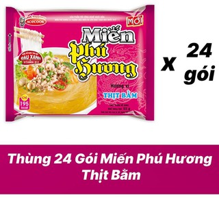 Thùng 24 gói miến Phú Hương đủ vị