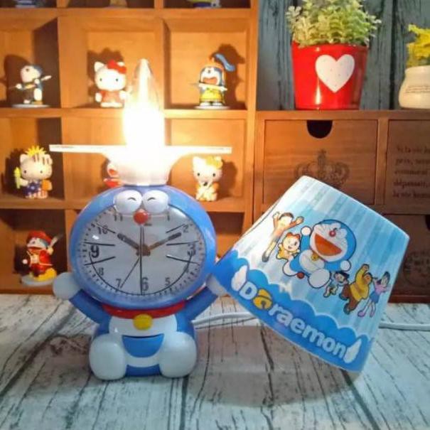 Đồng Hồ Báo Thức Hình Doraemon / Gấu / Keropi Dễ Thương