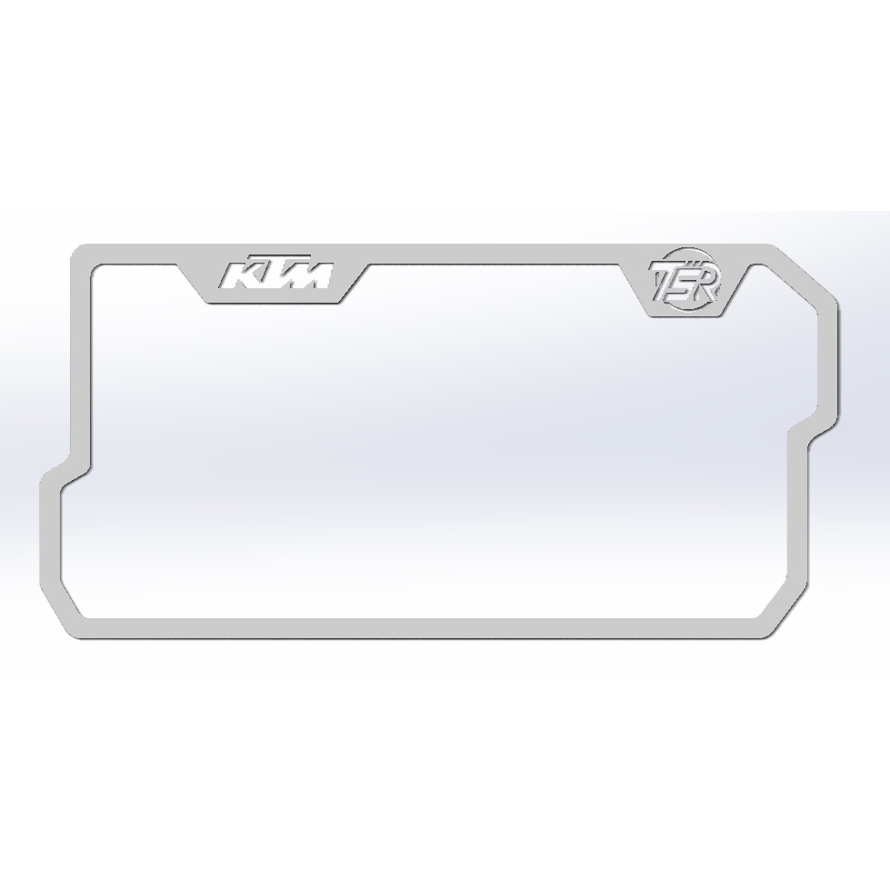 Duke390 Miếng dán viền TSR inox màn hình cho Duke390