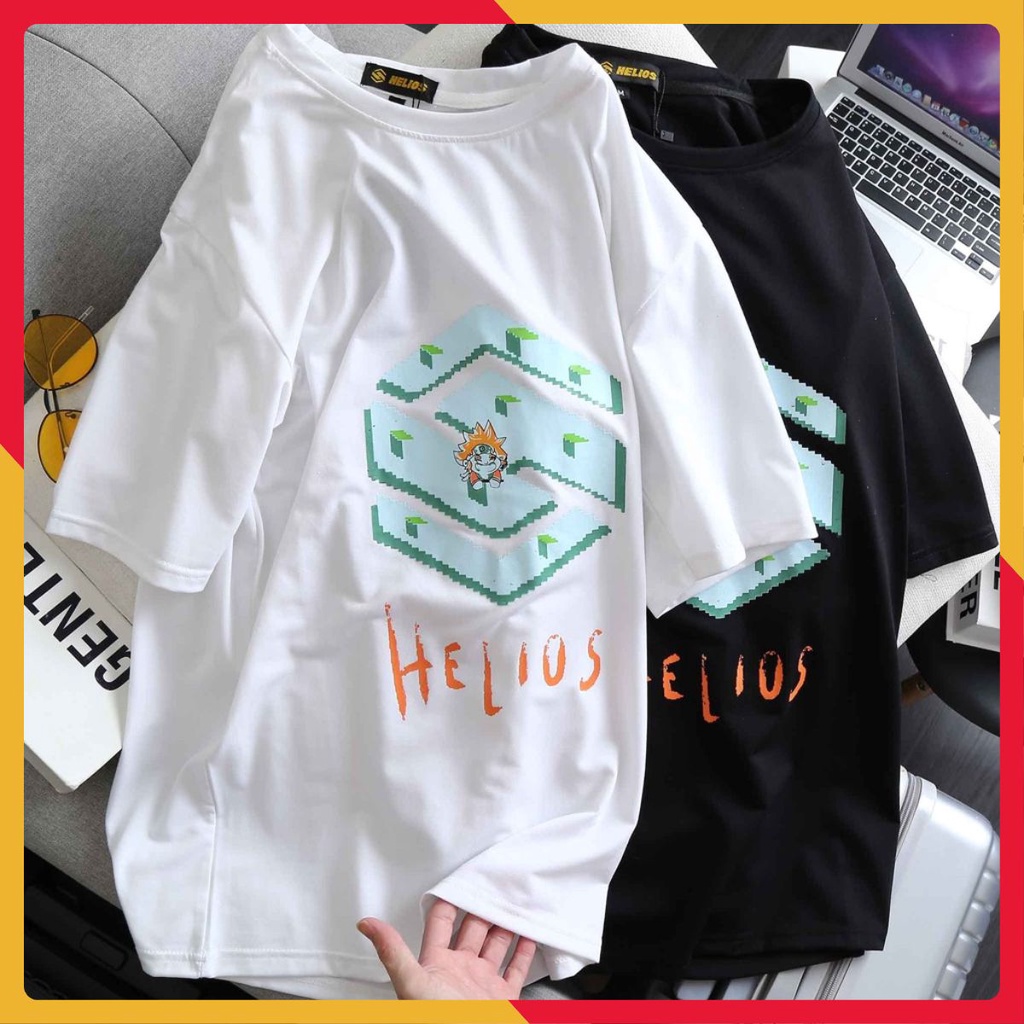Áo thun form rộng tay lỡ Unisex nam nữ Hình in độc quyền
