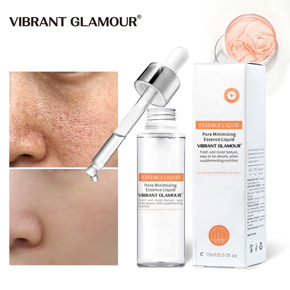 Serum dưỡng da Vibrant Glamour Hyaluronic Acid ẩm giảm mụn trứng cá thu nhỏ lỗ chân lông chống lão hóa 15ml | BigBuy360 - bigbuy360.vn