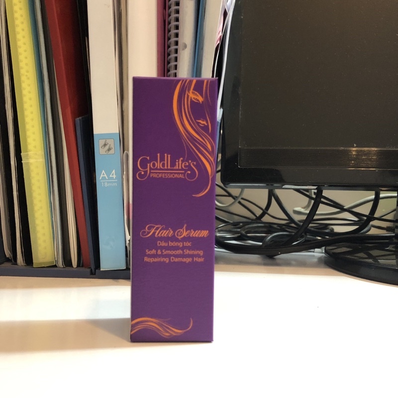 Serum dưỡng bóng tóc goldlife 50ml