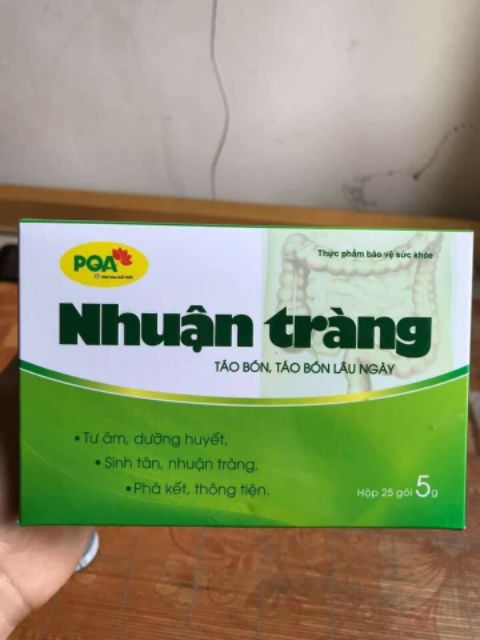 [Hàng chính hãng] PQA Cốm Nhuận Tràng chữa táo bón hộp 25 gói