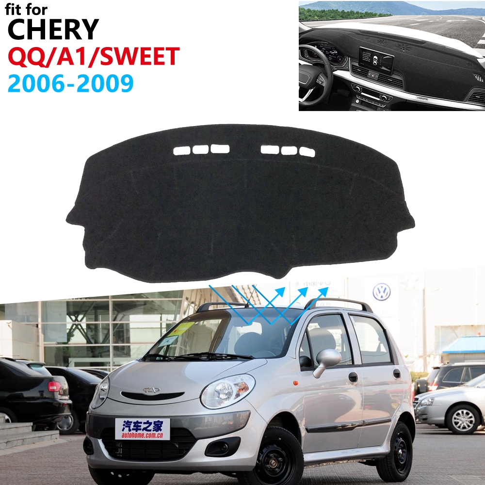 Bảng điều khiển Vỏ bảo vệ cho Chery QQ A1 QQ3 QQ6 Sweet IQ MVM110 A1 Kimo 2004 ~ 2012 Thảm phụ kiện xe hơi 2008 2010 2011