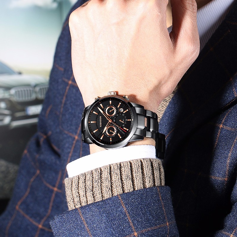 Đồng Hồ Nam KASHIDUN MANLY - Chạy 6 Kim – Đẳng cấp quý ông | BigBuy360 - bigbuy360.vn