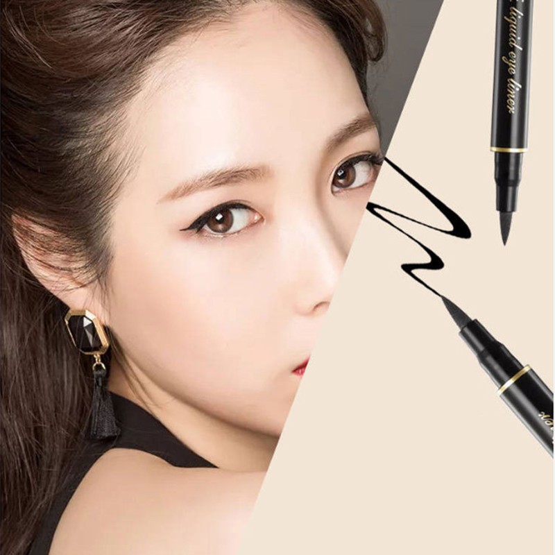 [Hàng mới về] Bút Kẻ Mắt Dạng Lỏng Màu Đen Lâu Trôi Chống Thấm Nước Không Nhòe | BigBuy360 - bigbuy360.vn