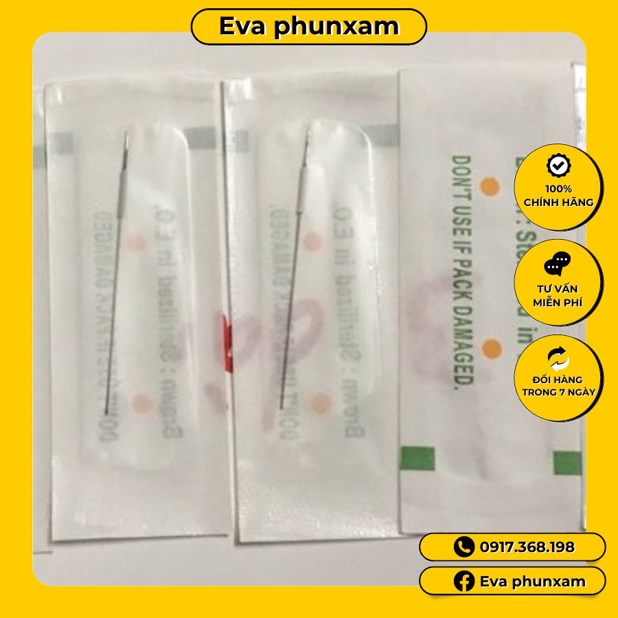 KIM 3 TRÒN PHỔ THÔNG TRONG PHUN XĂM (túi 100 chiếc)