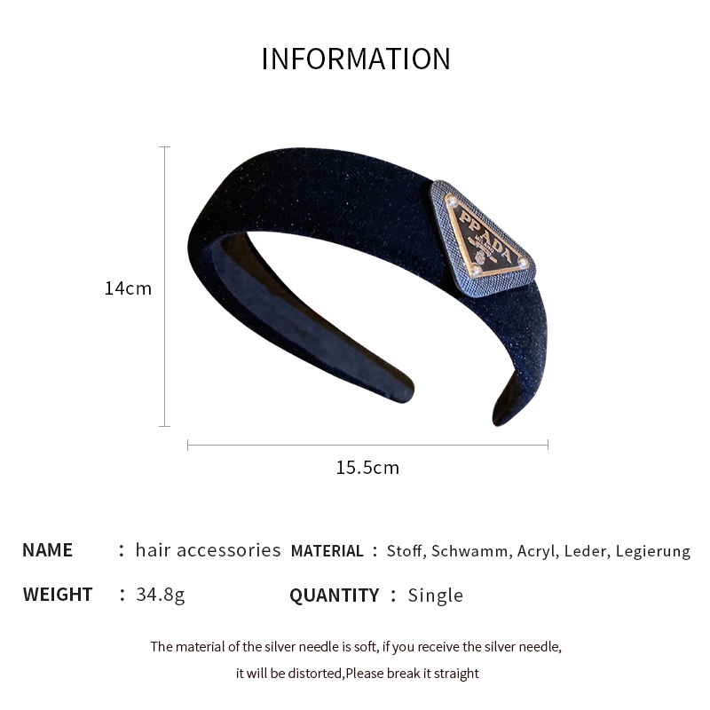 Băng Đô Cài Tóc Vải Nhung Đen Cao Cấp Phong Cách Pháp Cổ Điển Thời Trang Cho Nữ