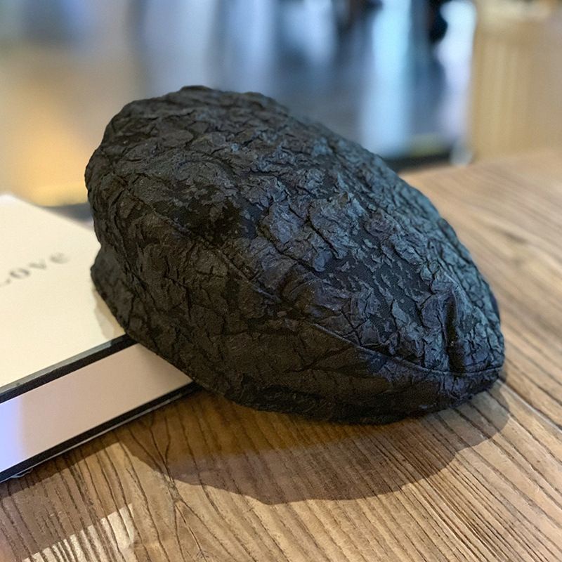 Mũ Beret Vải Gân Lạ Mắt