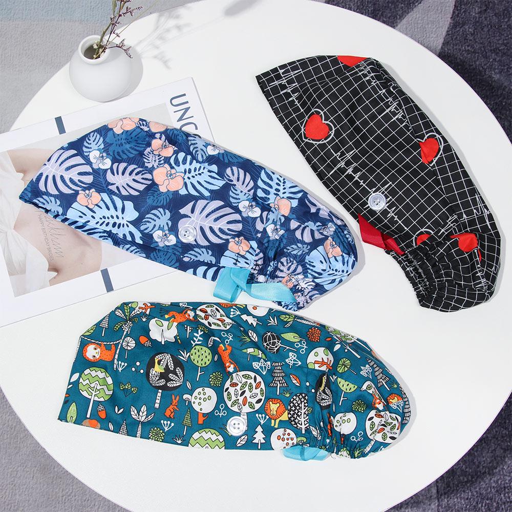 Mũ Cotton Cột Tóc Đuôi Ngựa Một Kích Thước Có Thể Điều Chỉnh Kích Thước