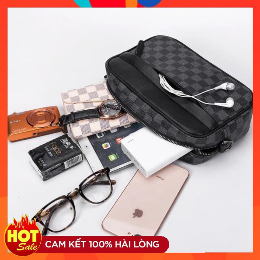 Hot trend Ví nam TA03, Túi xách da đeo chéo nam siêu hót thời trang giá sỉ bảo hành 12 tháng