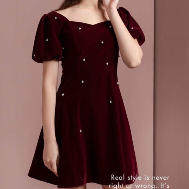 [Thanh lý] Váy đầm nhung Dchic size S