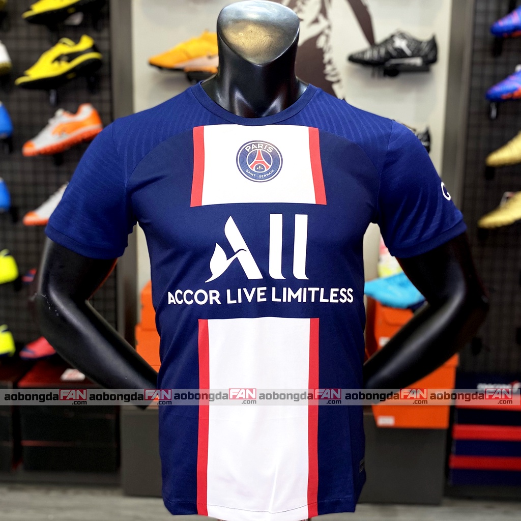 Áo Bóng Đá PSG Xanh Sân Nhà 2023 Hàng Thái