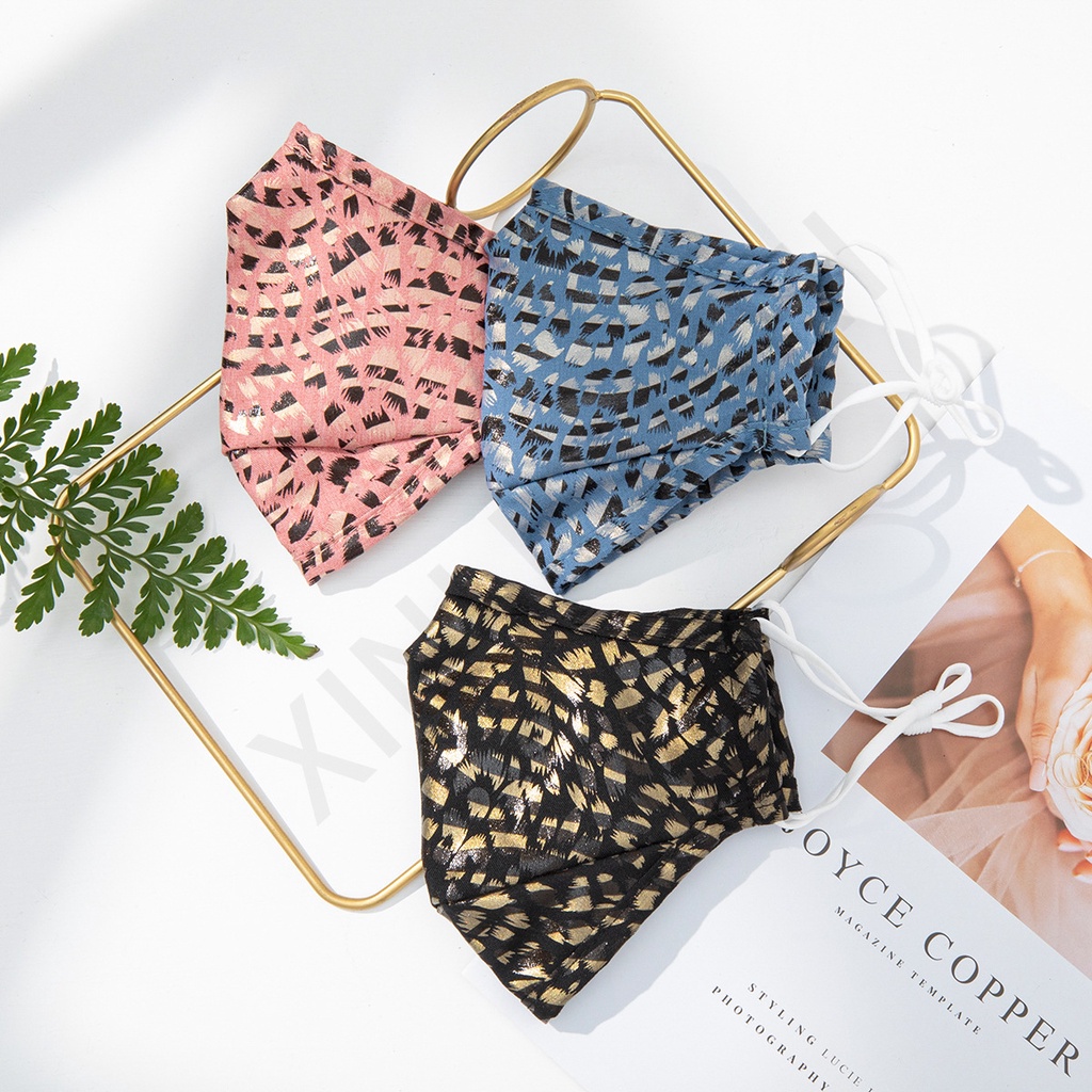 Khẩu Trang Cotton Ba Lớp Chống Bụi Có Thể Tái Sử Dụng Cho Người Lớn