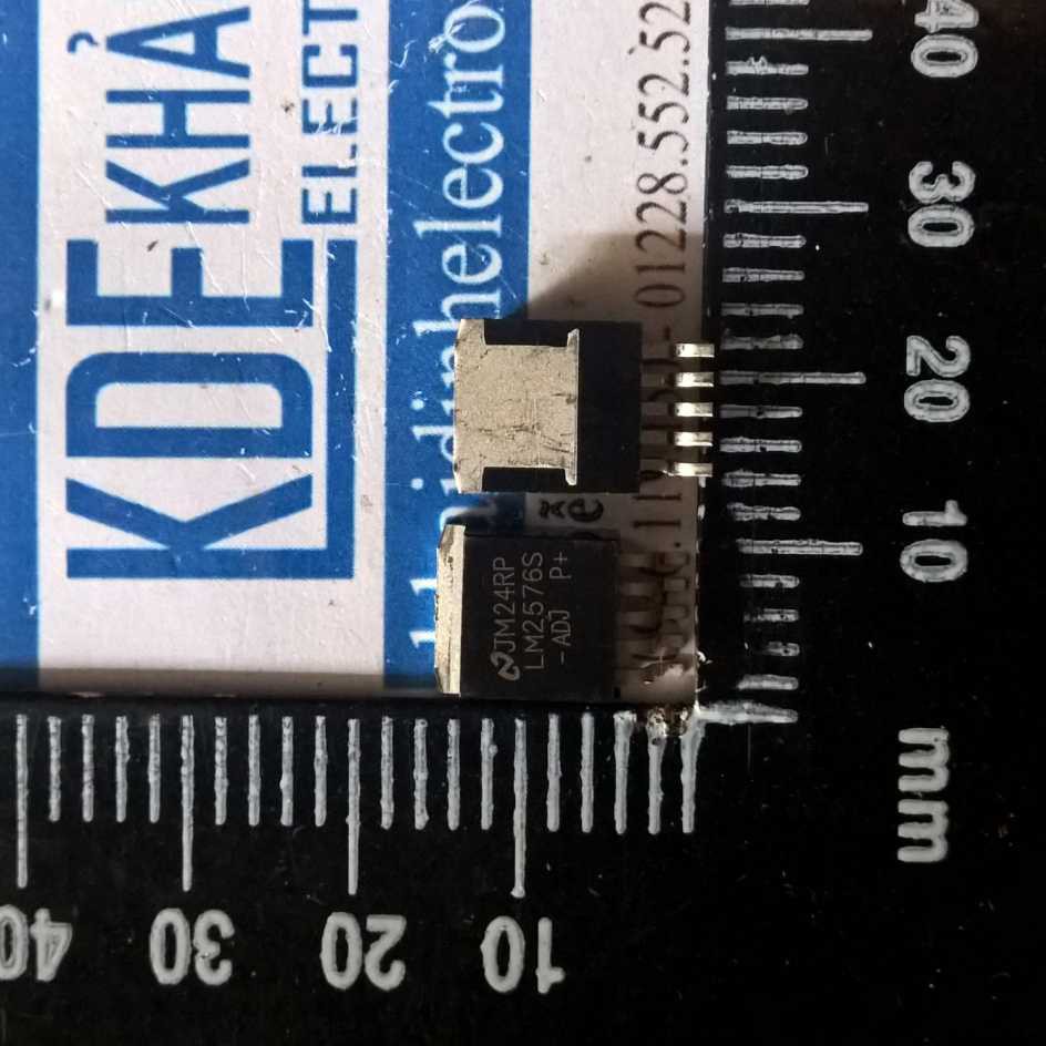 5 con LM2576S-ADJ LM2576 ADJ chỉnh áp ra TO-263-5 IC BUCK POWER 3A kde1496