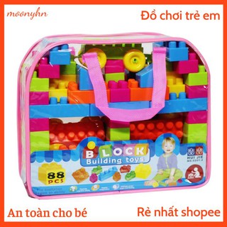 Bộ đồ chơi ghép hình 88 chi tiết bằng nhựa , thỏa sức tưởng tượng và ghép hình cho bé yêu