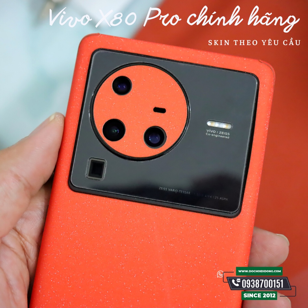 Miếng dán PPF Hydorgen Skin Màu Cam Nội Địa Vivo X80 Pro chính hãng cao cấp