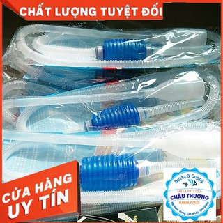 Bơm tay hút cặn, hút nước bể cá bằng nhựa