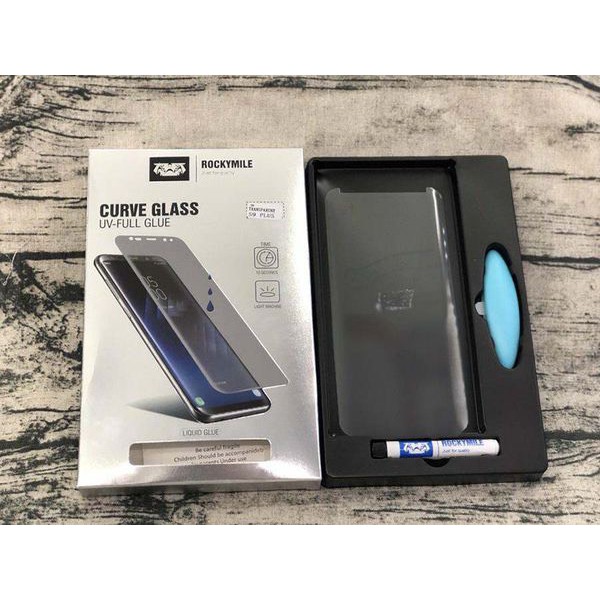 🌟CHÍNH HÃNG, XẢ KHO🌟 Kính cường lực keo ROCKY MILE UV dành cho S9 PLUS